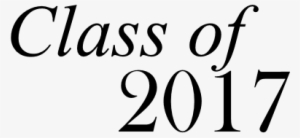 2017 Transparent Senior - Class Of 2017 Png #197966