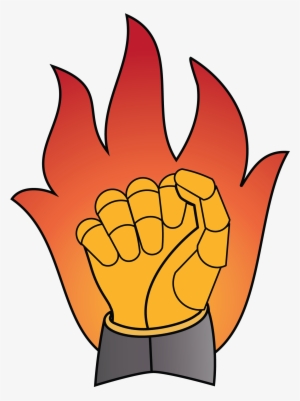 A Gauntlet Or, Enflamed Gules #198571