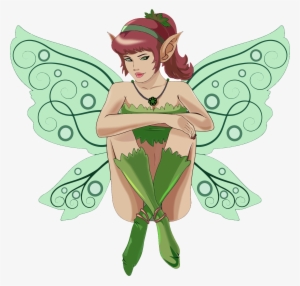 This Free Icons Png Design Of Sitting Fairy #198956