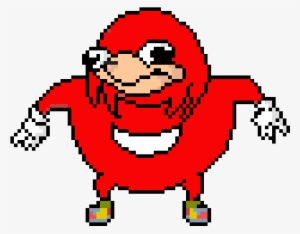 Ugandan Knuckles - Uganda Knuckles Pixel Art #199264