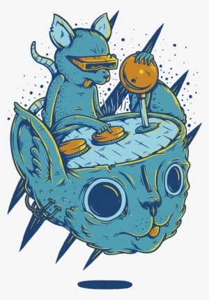 A Game Of Cat & Mouse // Timelapse Illustration By - Illustration #1900158