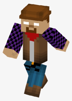 Herobrine Cowboy Skin - Minecraft Tnt Skin #1900233