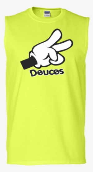 Mickey Mouse Hands Deuces - Barisyusuf Mickey Mouse Hands Deuces Bucket Hat - White #1900413