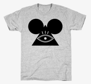 Illuminati Mouse Mens T-shirt - Ping Pong Shirt #1900516