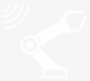 Robot Arm Icon White #1900566