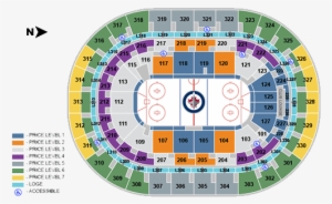 Winnipeg Jets - Winnipeg Jets Seating Map - Free Transparent PNG ...