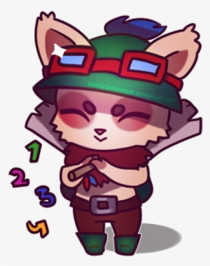 Teemo Cheeb To Sign Off The Day 3 I Should Draw Simple - Drawing #1901173
