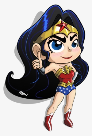 Chibi Wonder Woman By Fujuzakinc - Wonder Woman Cartoon Chibi #1901398