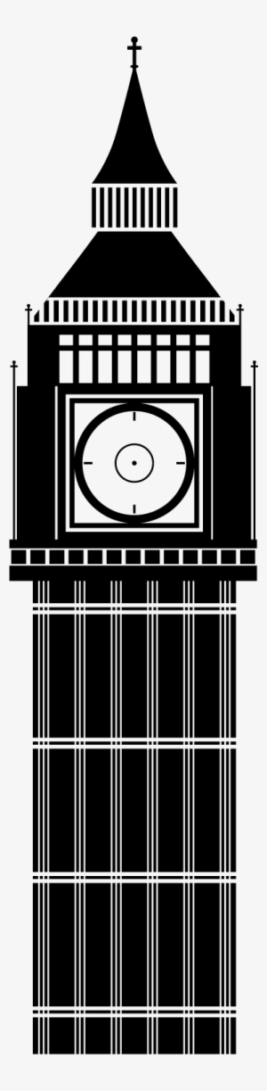 Big Ben Wall Decal - Desenho Do Relógio Big Ben #1901489