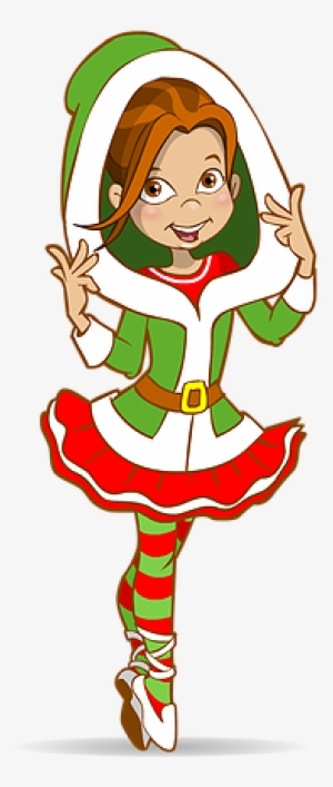 Elf Clipart Christmas Spirit - Ballet Christmas Clipart #1901541