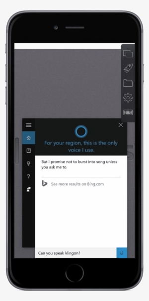 Fig 5 Cortana Win10 Klingon - Cortana #1901998