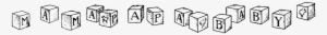 This Is An Adorable Digital Stamp Design Of Baby Blocks - Transparent Baby Blocks Border #1902422
