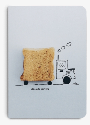 Dailyobjects Toast Truck A6 Notebook Plain Buy Online - Toast #1902444