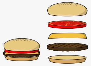 Tomato Clipart Long - Burger Patty Clipart #1902498