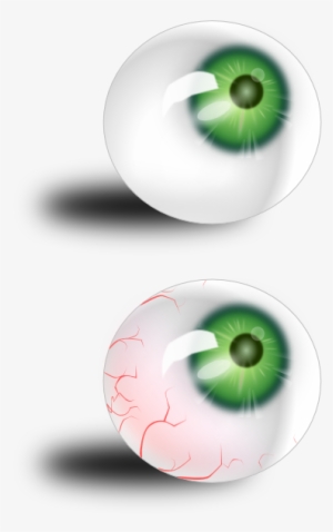 This Free Clipart Png Design Of Eyeballs Green And #1903104