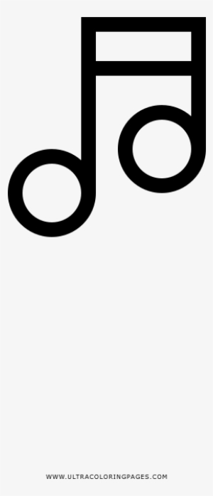 Dibujo De Nota Musical Para Colorear - Music #1903481