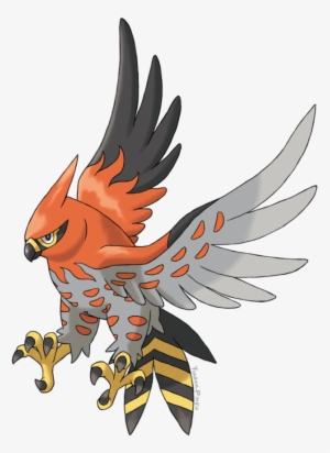 Talonflame By Alounea On Deviantart - Pokemon Flambusard #1904019