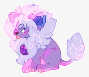 Lion Pink Mammal Purple Violet Vertebrate Fictional - Steven Universe Lion Amethyst #1904099