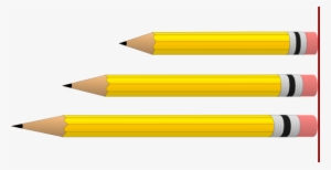 Pencil Clipart Small - Pencil Shortest To Longest #1904390