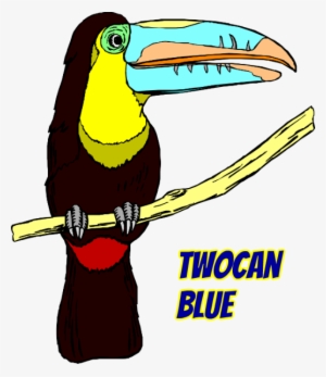 Twocan Blue Live At - Birds In The Zoo Clipart #1904458