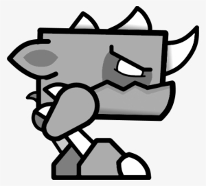 Robot10 - Geometry Dash Block Png #1904911