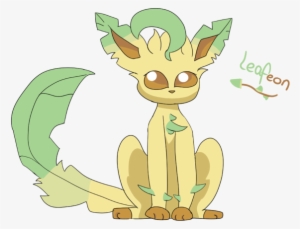 Leafeon Transparent - Cartoon #1905431
