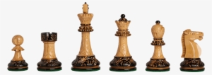 Select Wood - Burnt Dubrovnik Chess Pieces - 3.75" King #1905844
