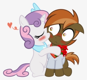 Medio-cre, Blushing, Button Mash, Dead Source, Don't - Mlp Fim Sweetie Belle X Button Mash #1906058