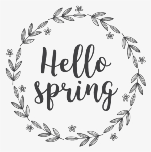 Hello Spring Png #1906181