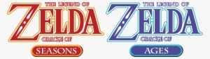 The Legend Of Zelda Oracle Of Seasons And Oracle Of - Legend Of Zelda Oracle Of Ages Logo #1906398
