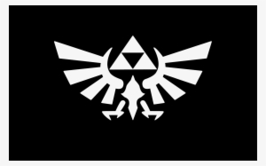 Nintendo Starts Wii U And - Legend Of Zelda Triforce Black And White #1906502
