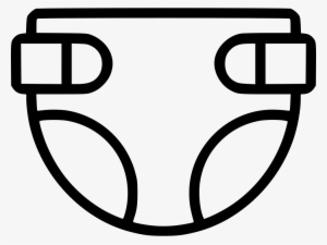 Diaper Comments - Black Diaper Clip Art #1906504