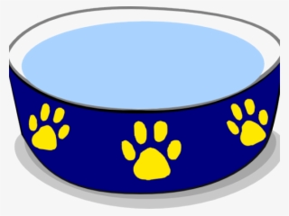 Banner Royalty Free Stock Dog Bowls Clipart - Dog Water Bowl Clipart #1906782