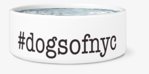 #dogsofnyc Dog Bowl, White - Hhe Commerce Paws And Bones Dog Bowl (7 Color Options!) #1907008