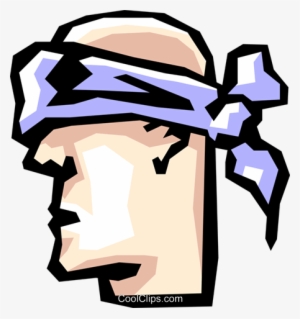 Blindfolds Royalty Free Vector Clip Art Illustration - Transparent Blindfold Clipart #1907029