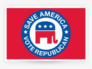 Save America Vote Republican - Emblem #1907181