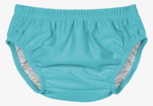 Child Wearing The Swim Diaper In Baby Size 6-12 And - Swim Diaper #1907182