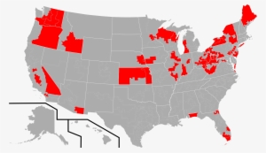 115th Us House Republican Main Street Partnership - Tuesday Group Caucus Map #1907354