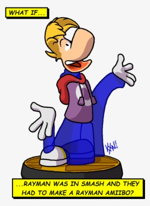 Rayman Was In Smash And They Had To Make A Rayman Amiibo - Super Smash Bros Rayman #1908029