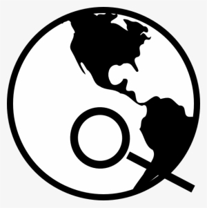 Earth Clipart Simple - Earth Black And White Cartoon #1908908