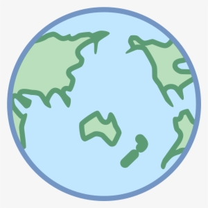 Earth Clipart Asia Png - World Icon View On Asia #1908943