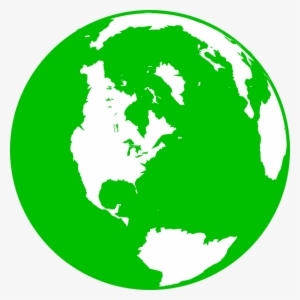 Earth Clipart For Kid Png - Red And White Globe #1909068