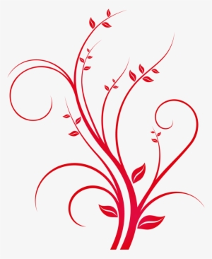 Arabesco Canto Vermelho Png #1909491