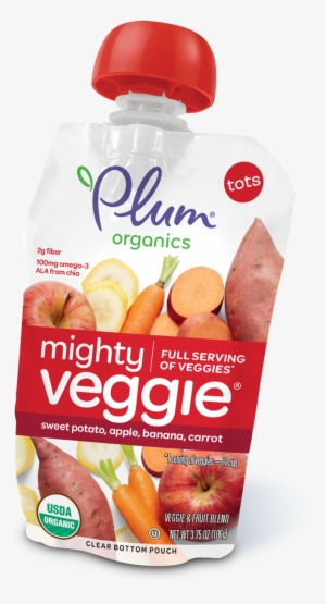 Mighty Veggie® - Plum Organics Grow Well Dha Organic Baby Food 3.5 Oz. #1910130