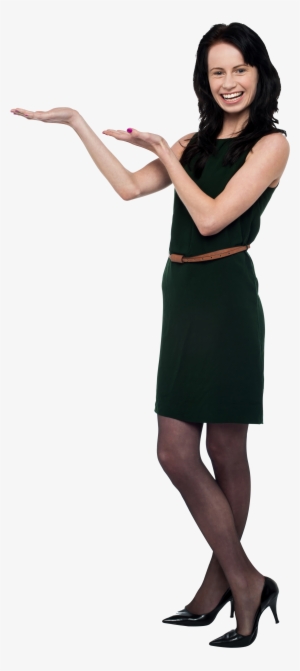 Girl Pointing Left Free Png Image - Girl Pointing Png #1910557