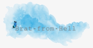 Photo - Watercolor Splash Blue Png #1910582