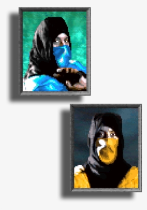 Video Games Pixel Png Mortal Kombat Mk Transparent - Mk Pixel Sub Zero #1910666