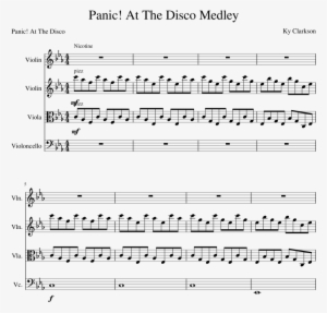 Panic At The Disco Medley Sheet Music Composed By Ky - Ondel Ondel Piano Sheet #1910732