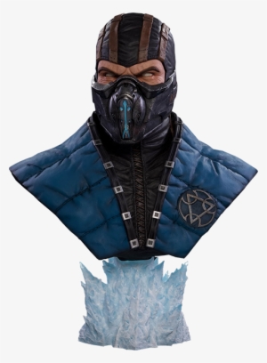 30" Mortal Kombat Life Size Bust Sub Zero - Scorpion Life Size Bust Mkx #1910789