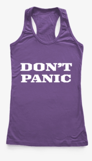 Don't Panic Racerback Tank Top - Pansexual Shirts #1910889